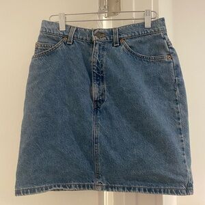 Levi's Blue Denim Mini Skirt